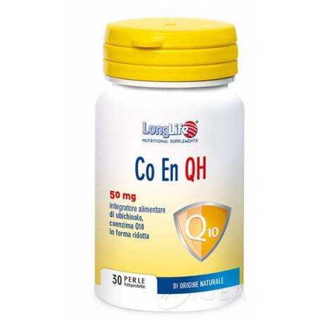Longlife Co En Q10 50MG Integratore Antiossidante Coenzima Q10