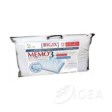 Bigix Pharma Memo3 Guanciale Antibatterico Acqua Traspirante