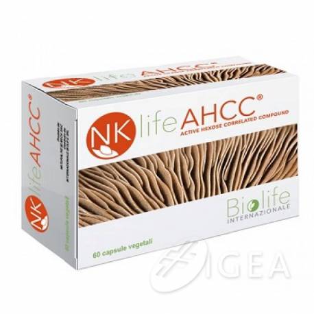 NK Life Ahcc Integratore per Potenziare le Difese Immunitarie 60 capsule