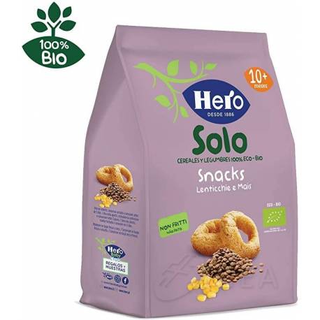 Hero Baby Solo Snacks Lenticchie e Mais Bio 50 gr