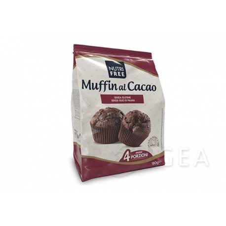Nutri Free Muffin Cacao Senza Glutine e Lattosio 4x45 gr