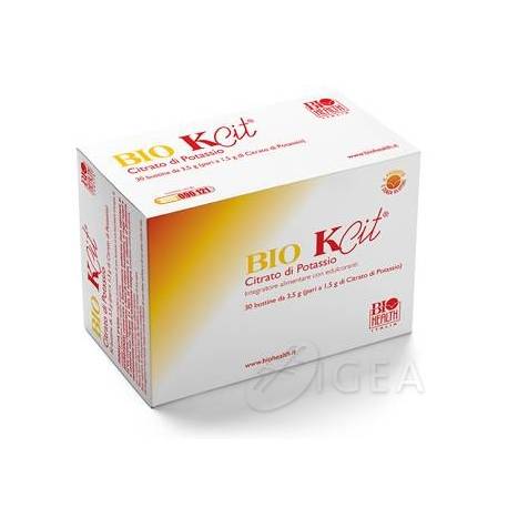 Biohealth Bio Kcit Integratore di Potassio Recupero Perdita Liquidi 30 bustine