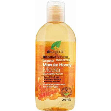 Dr Organic Manuka Honey Acqua micellare ad azione rigenerante 200 ml
