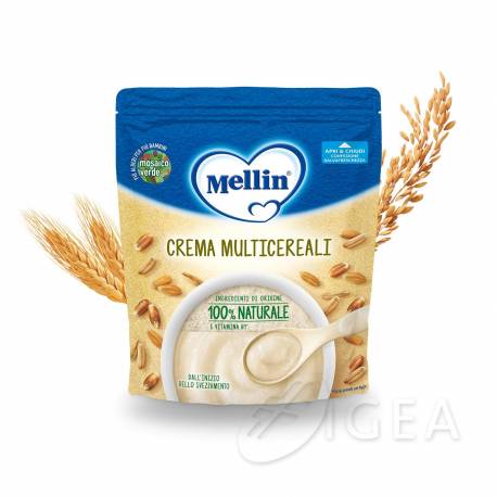 Mellin Crema Multicereali 100% Ingredienti Naturali 200 gr