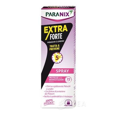 Paranix Extra Forte Spray Trattamento Antipidocchi Tratta&Previene 100 ml
