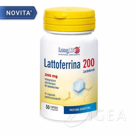 Longlife Lattoferrina 200 - 30 capsule gastroresistenti