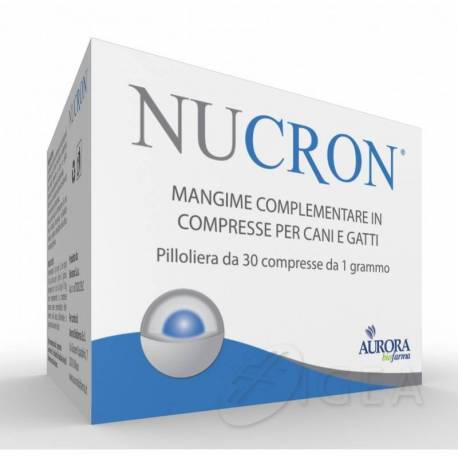 Aurora Biofarma Nucron Integratore di fermenti lattici per cani e gatti 30 compresse