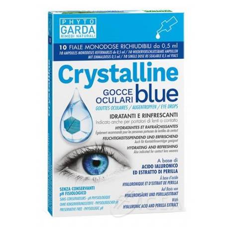 Phyto Garda Crystalline Blue Gocce Oculari Idratanti Rinfrescanti 10 fiale