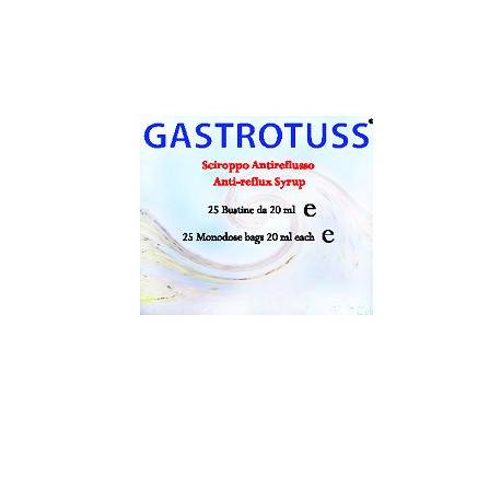 Gastrotuss Sciroppo antireflusso 25 bustine monodose da 20 ml
