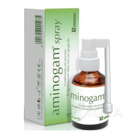 Polifarma Aminogam Spray rigenerante cavo orale 15 ml