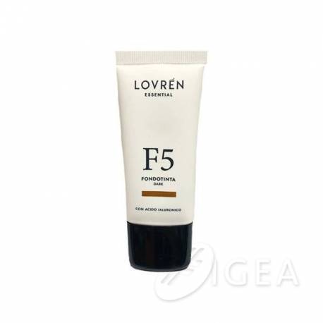 Lovren Essential F5 Fondotinta Dark con Acido Ialuronico 25 ml