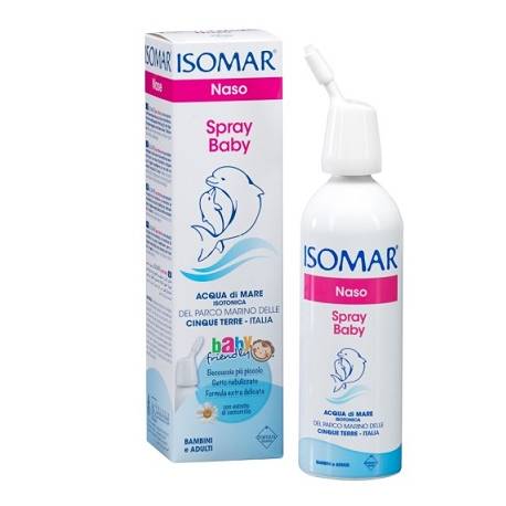 Isomar Spray Baby con Camomilla Soluzione nebulizzante per il naso per bambini 100 ml
