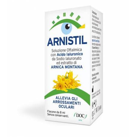 Arnistil Soluzione Oftalmica con Acido Ialuronico 0,2% + Estratto di Arnica Montana 0,1% Flacone 8 ML