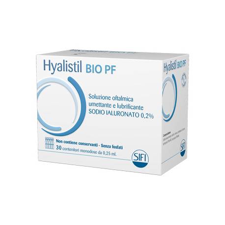Hyalistil Bio Soluzione Oftalmica Monodose a Base di Acido Ialuronico 0,2% 30 Flaconi 0,25 ml