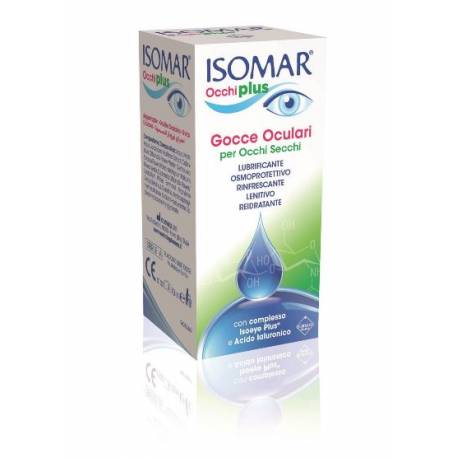 Isomar Occhi Plus Gocce Oculari all'Acido Ialuronico 0,25% 10 ml