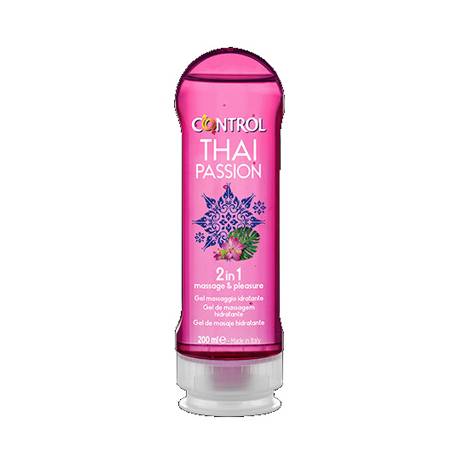 Control Gel per Massaggi 2 in 1 Thai Passion Idratante e Lubrificante 1 pezzo