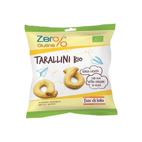 Fior di Loto Zero% Tarallini senza Glutine Bio Monoporzione 30 g