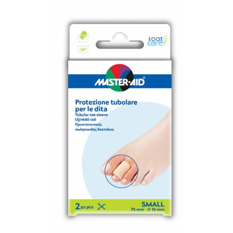 Master-Aid Protezione tubolare elasticizzata per dita Taglia S 7,5 cm 2 pezzi