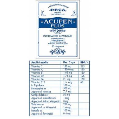 Acufen Plus per il benessere del microcircolo 30 Compresse