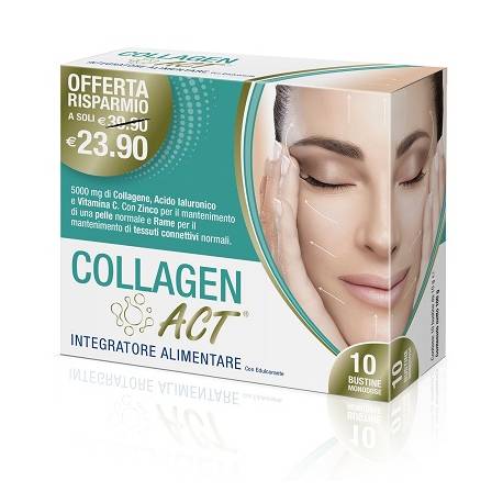 Linea Act Collagen Act Integratore per benessere pelle 10 Bustine