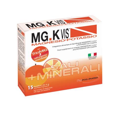 MGK Vis Orange Integratore di Magnesio e Potassio 15 Bustine