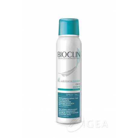Bioclin Deo Control Spray Dry Talc Deodorante per Ipersudorazione 150 ml