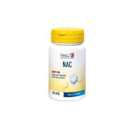 Longlife Nac N-acetil L-Cisteina Integratore 60 capsule vegetali
