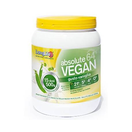 Longlife Absolute Vegan Integratore per ossa e massa muscolare 500 g
