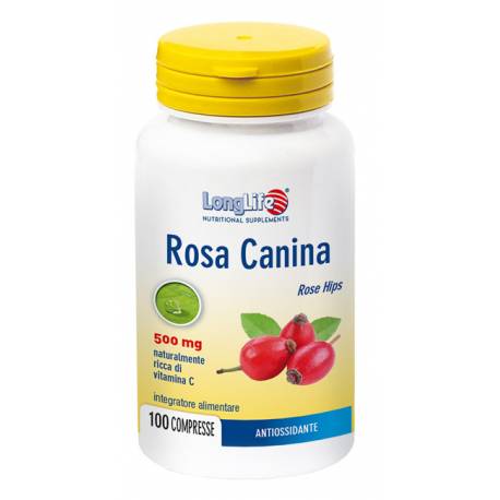 Longlife Rosa Canina Integratore Antiossidante 100 compresse