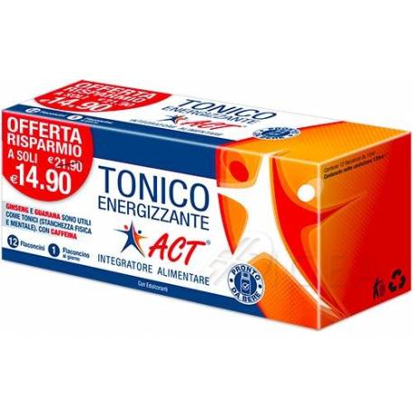 Linea Act Tonico Act Integratore Energizzante 12 flaconcini