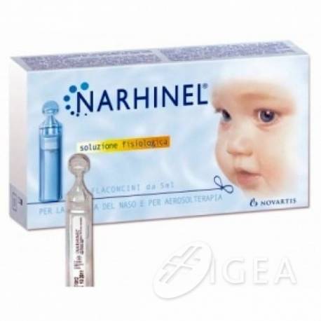 Novartis Narhinel Soluzione Fisiologica 20 fiale x 5 ml