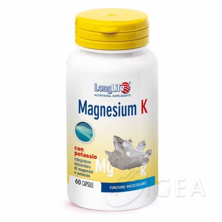 Longlife Magnesium K Magnesio e Potassio Citrati 60 capsule