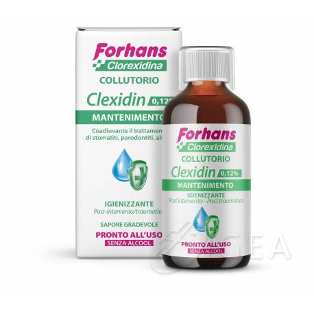 Forhans Clexidin 0.12 Collutorio senza alcool 200 ml