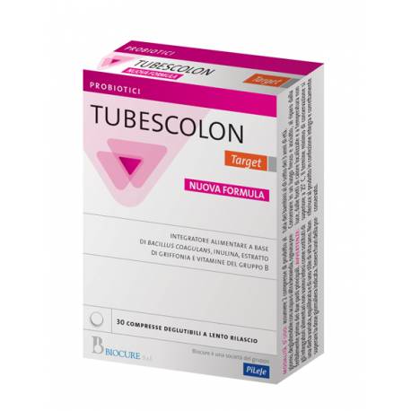 Tubescolon Target Integratore per l'equilibrio intestinale 30 Compresse