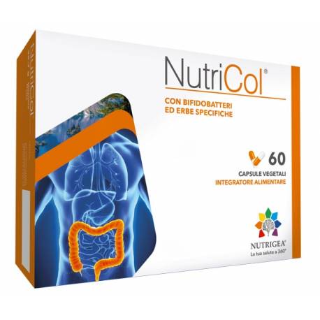 Nutrigea NutriCol Integratore per L'Intestino 60 Capsule Vegetali