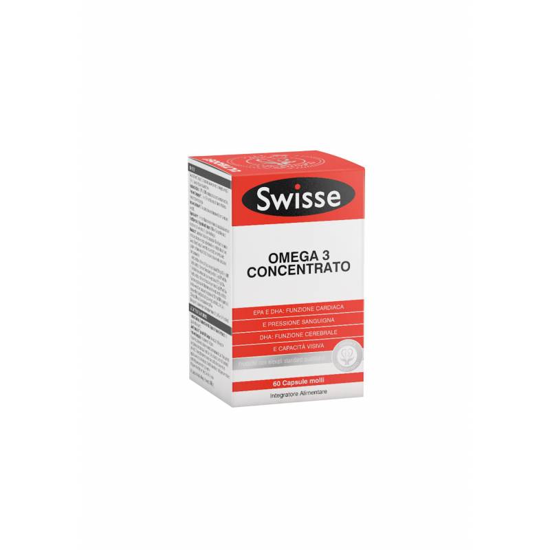 Swisse Omega 3 Concentrato Integratore per il Sistema Cardiocircolatorio