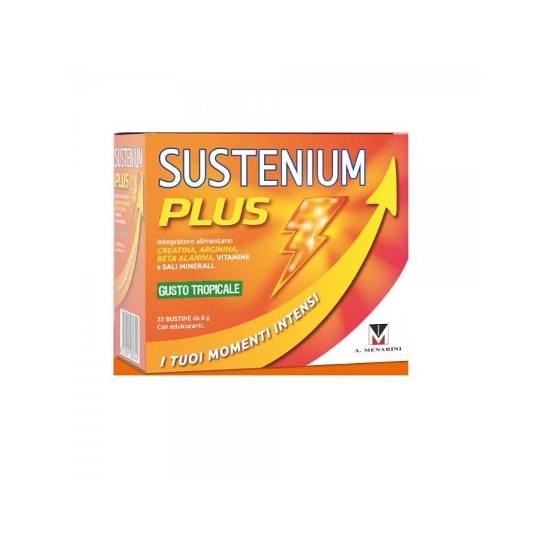 Sustenium Plus Gusto Tropical Aminoacidi Vitamine e Sali Minerali 22 Buste