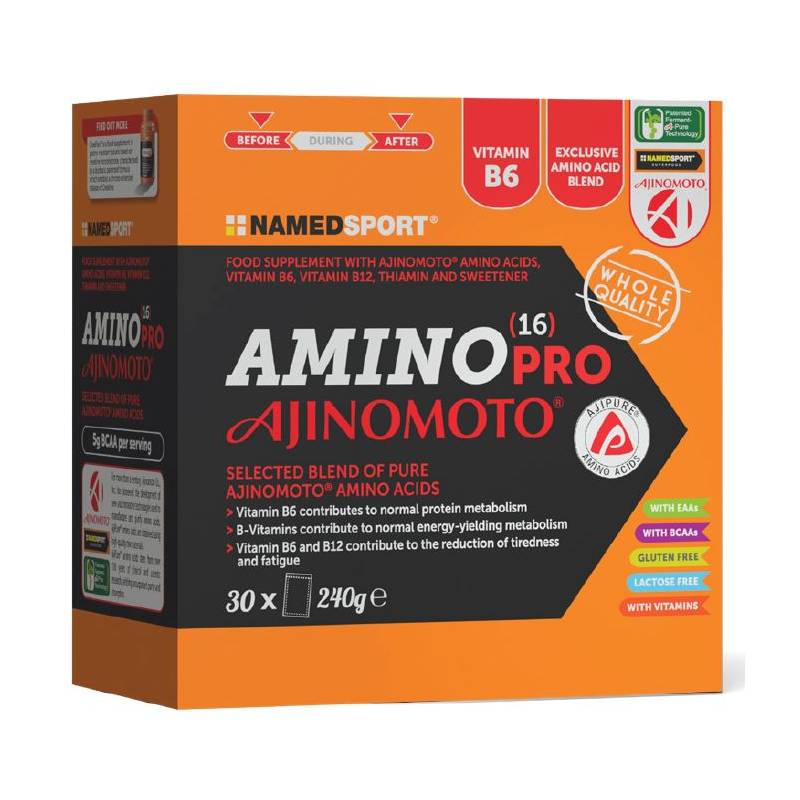 Named Sport Amino 16 Pro Ajinomoto 30 Bustine