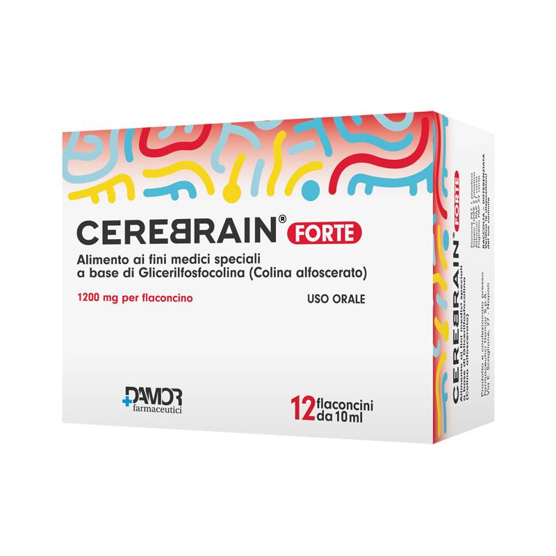 Cerebrain Forte Integratore Sistema Nervoso e Memoria 12 flaconcini da 10 ml