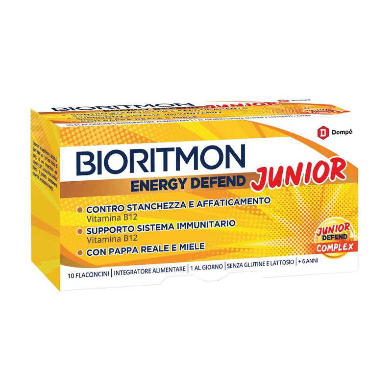 Bioritmon Energy Defend Junior Integratore per bambini 10 flaconi