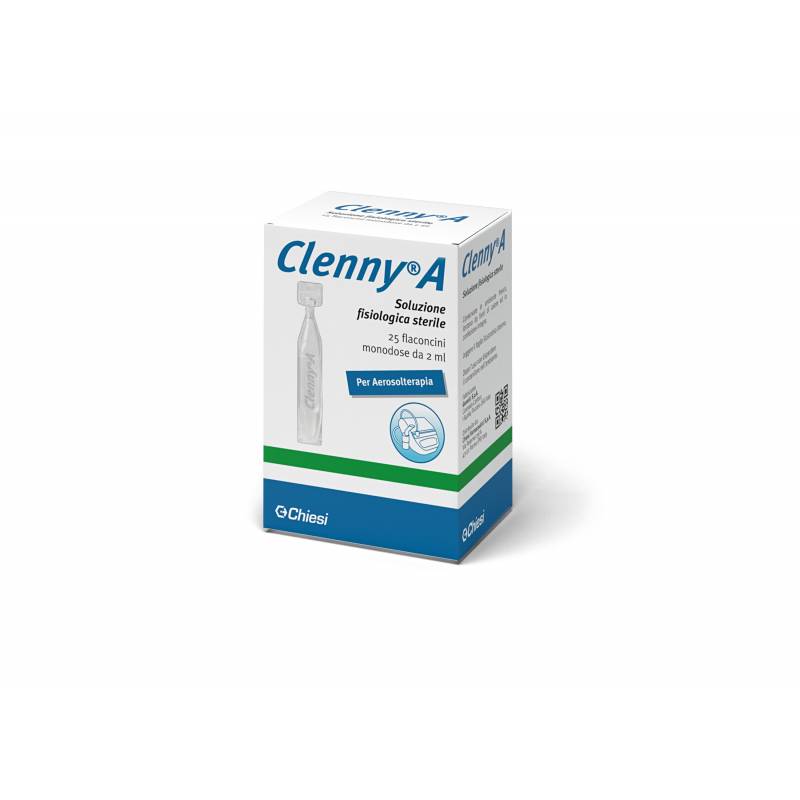 Clenny A Soluzione Fisiologica Sterile Per Aerosolterapia 25 Flaconcini Monodose Da 2 ml