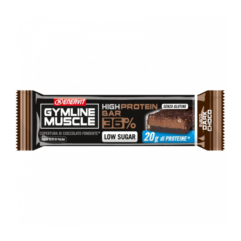 Enervit Gymline Protein Bar 36% Dark Chocolate Barretta energetica 55 g