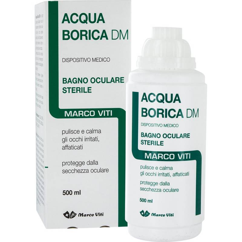Marco Viti Acqua Borica Per Bagno Oculare Sterile 500 ml