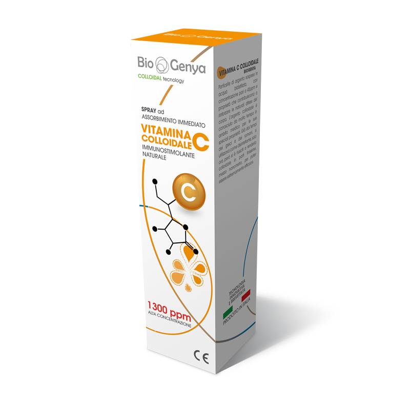 Biogenya Vitamina C Colloidale per il Sistema Immunitario 100 ml