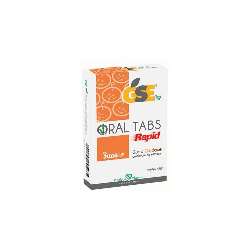 Gse Oral Tabs Rapid Junior per la mucosa orofaringea 12 Compresse