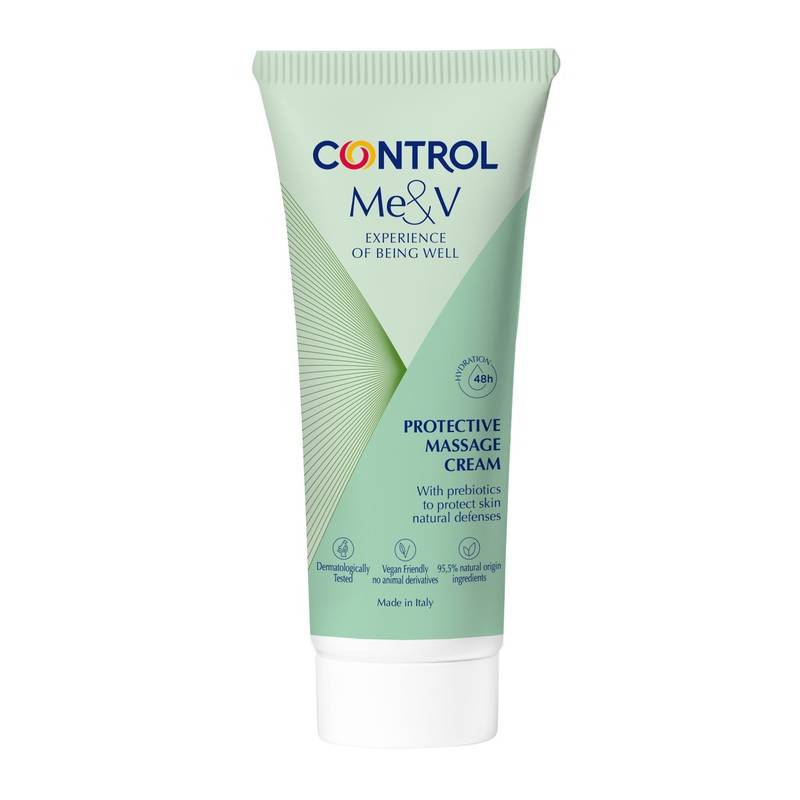 Control Me&v Protective Massage Cream Crema per il massaggio e il benessere sessuale 150 ml