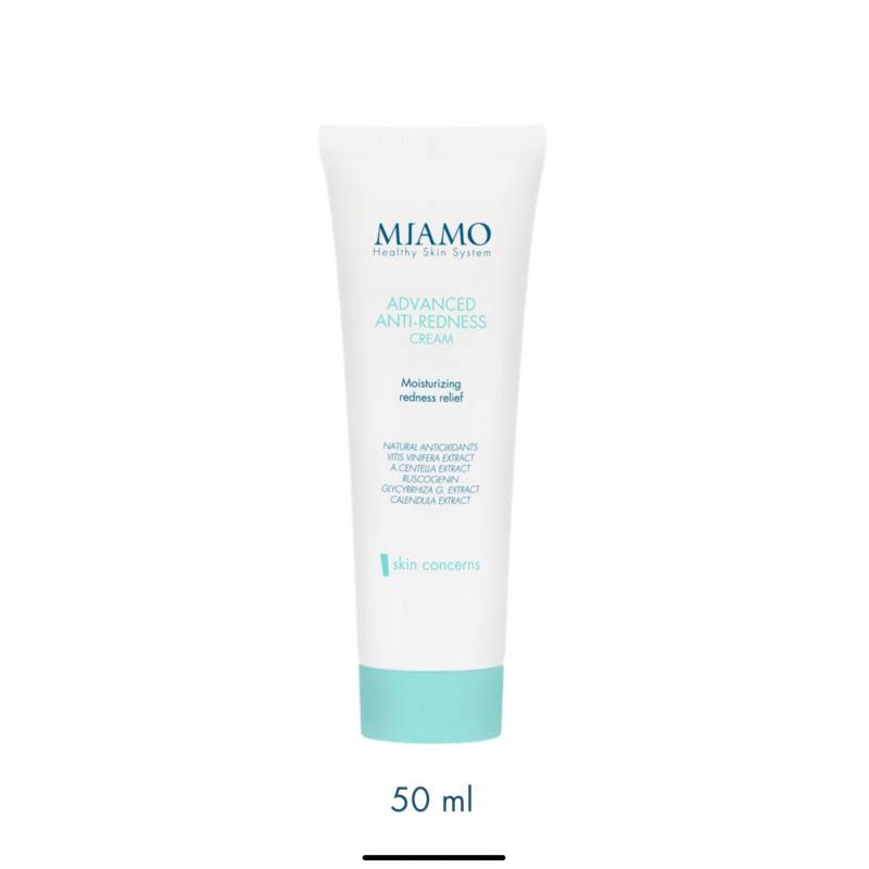 Miamo Advanced Anti Redness Cream per Pelle Sensibile a Tendenza Couperosica 50 ml