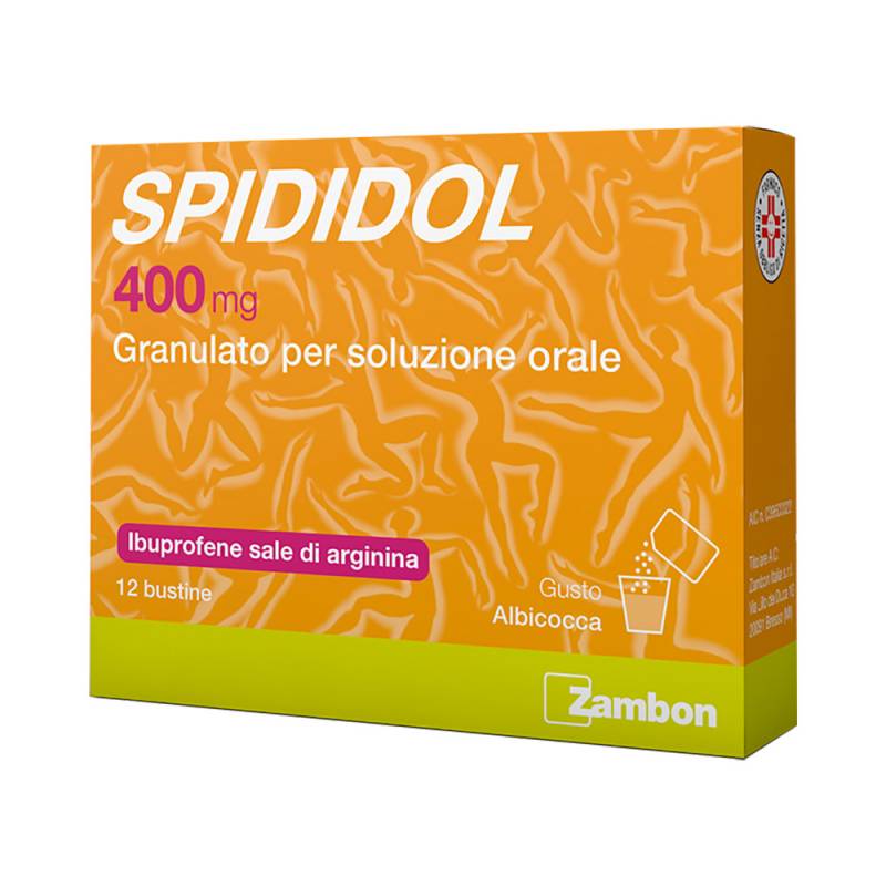 Spididol 400 mg - 12 Bustine Aroma Albicocca