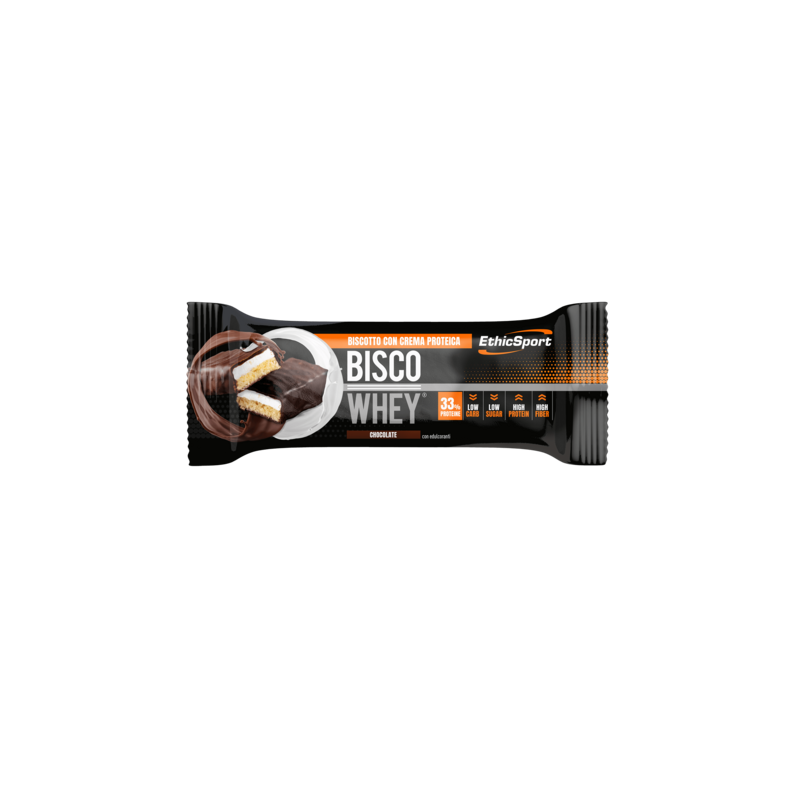 Ethic Sport Bisco Whey Chocolate Barretta Proteica Gusto Cioccolato 40 g