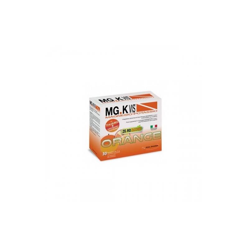 MGK Vis Orange Zero Zuccheri Integratore Magnesio Potassio 15 bustine